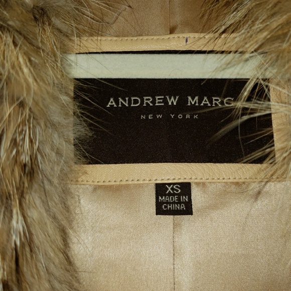 Andrew Marc sheared rabbit fur coat - Picture 2 of 8